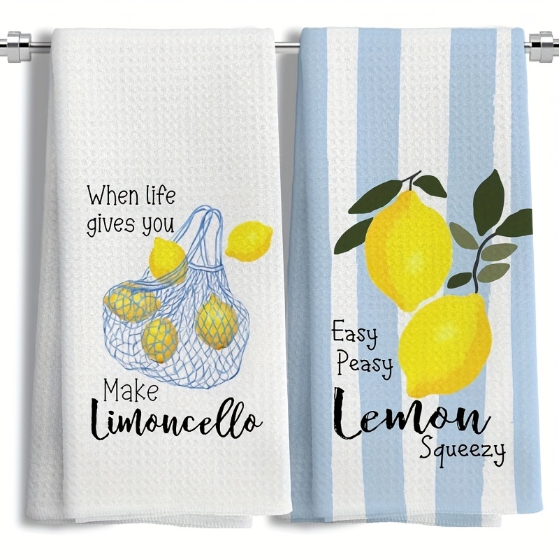 2개, 레몬 메쉬 주방 타월, 40Cm*60Cm 타월  - Kitchen Baking Set 리뷰 및 가격