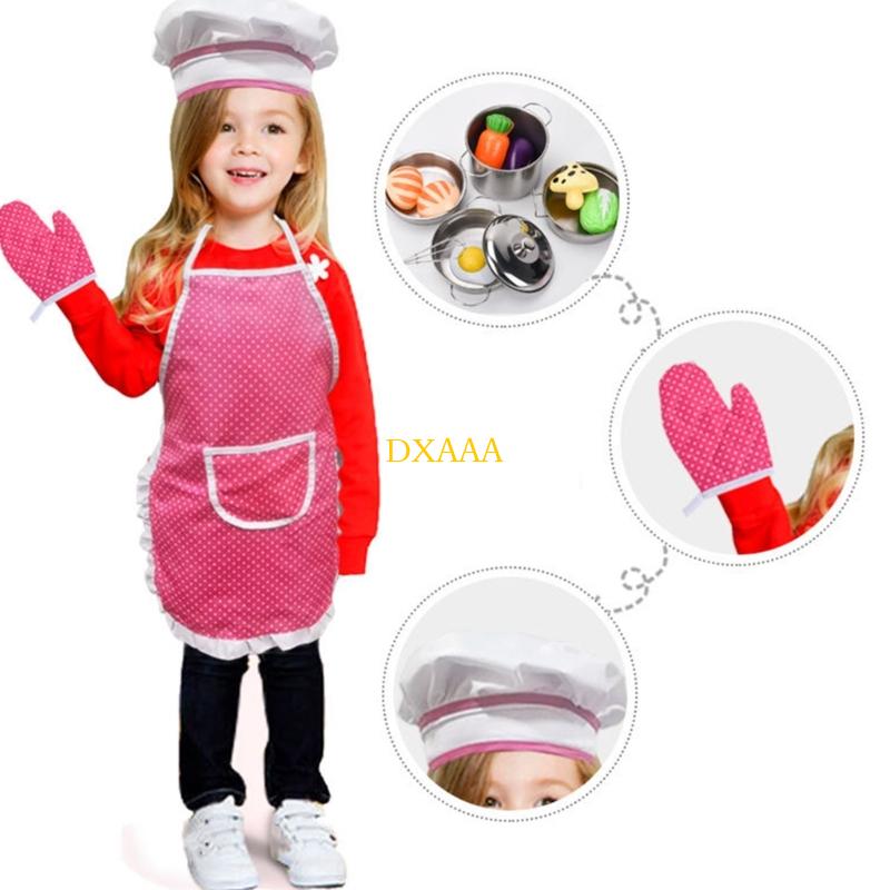 dxaa 셰프 의상 세트 어린이 요리 및 베이킹 세트  - Kitchen Kids Baking Set 리뷰 및 가격