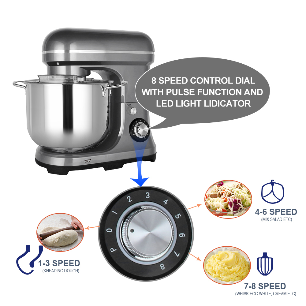 11L 2000W 대용량 강력 전기 믹서, 이중 반죽  - Kitchen Baking Appliances 리뷰 및 가격