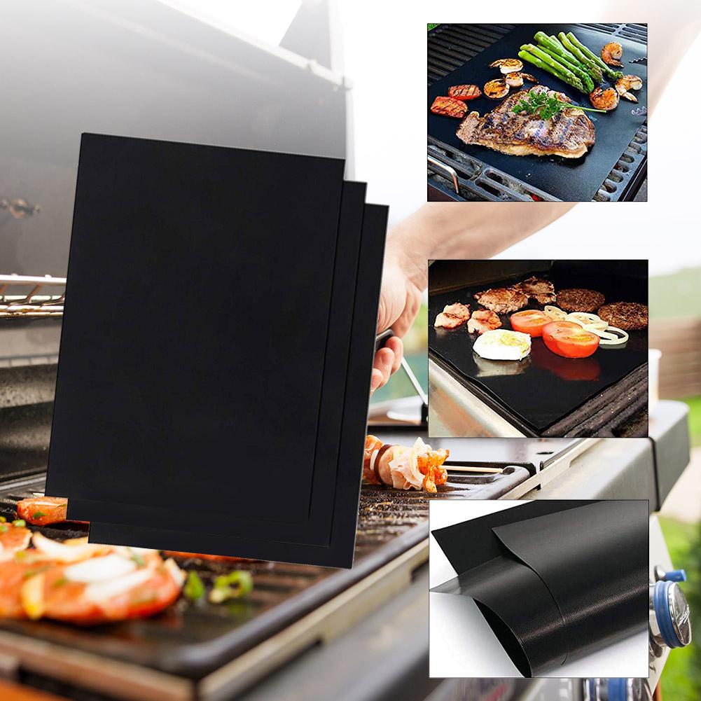 1-10PCS 바베큐 그릴 매트 비 스틱 매트 내열성  - Kitchen Baking Tray Organiser 리뷰 및 가격
