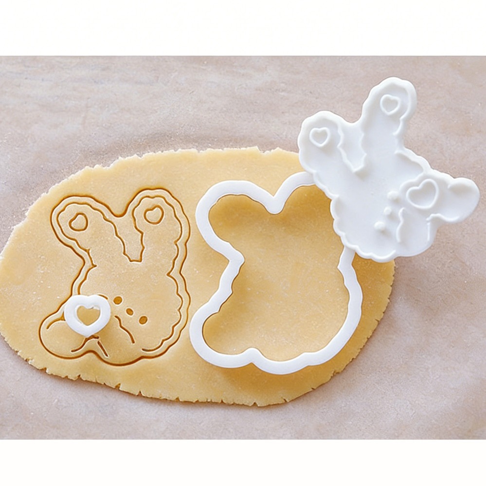 발렌타인데이 쿠키 커터 토끼 비스킷 몰드 스탬프 주방  - Kitchen Baking Supplies 리뷰 및 가격