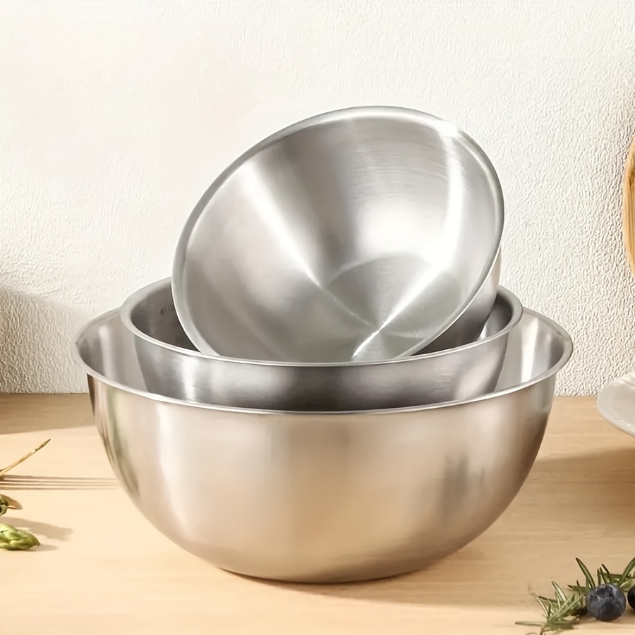 3개 스테인리스 스틸 샐러드 볼 세트, 믹싱 볼, 베이 - Kitchen Baking Set 리뷰 및 가격