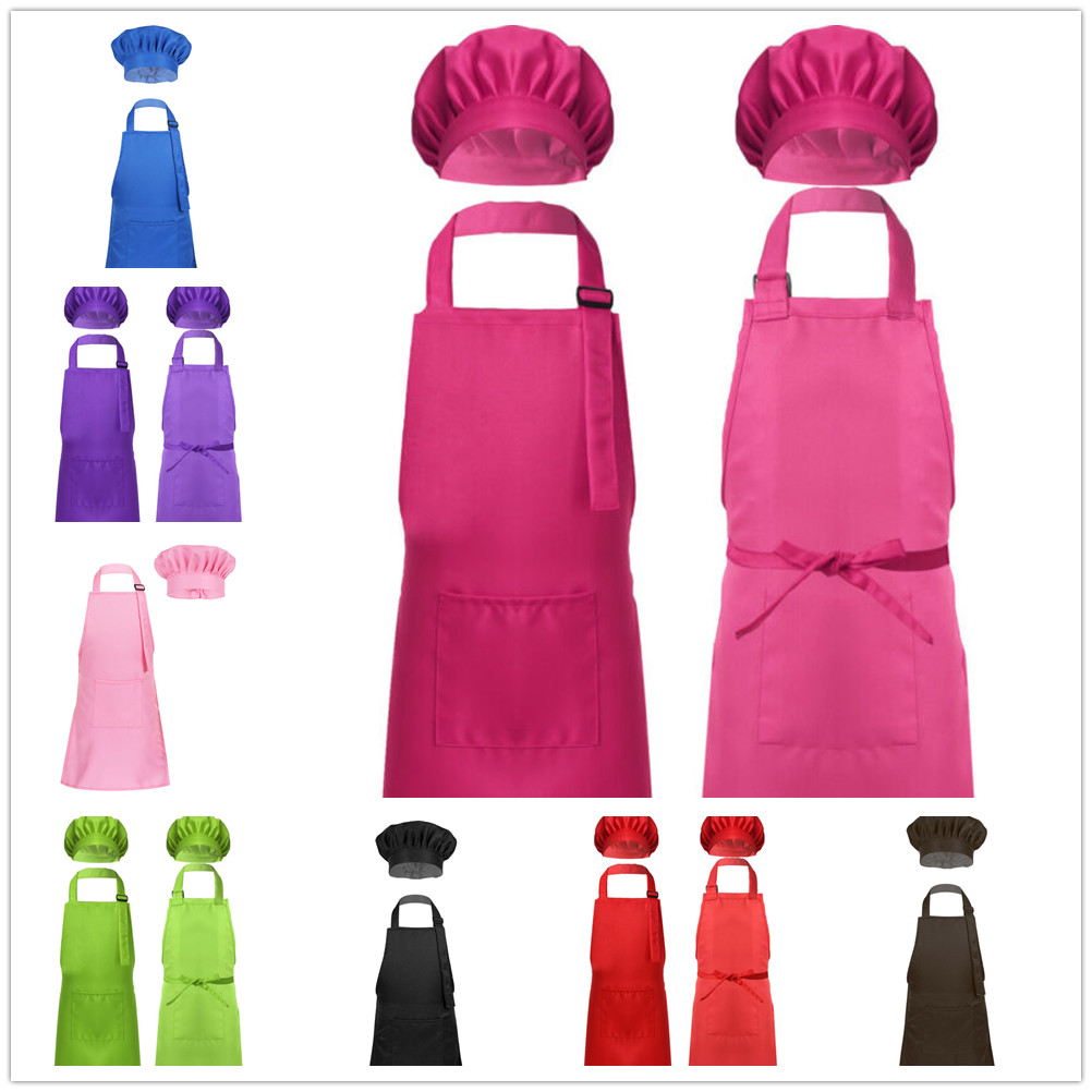 어린이 요리사 앞치마 및 요리사 모자 세트, 전면 포켓 - Kitchen Kids Baking Set 리뷰 및 가격
