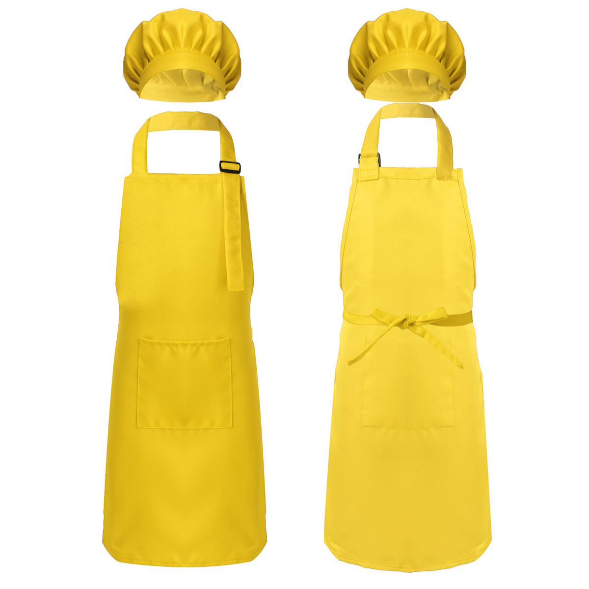어린이 요리사 앞치마 및 요리사 모자 세트, 전면 포켓 - Kitchen Kids Baking Set 리뷰 및 가격