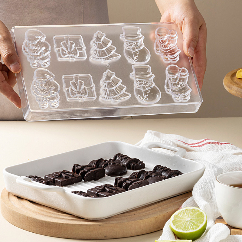 플라스틱 초콜릿 몰드 PS 투명 초콜릿 몰드, 크리스마 - Kitchen Baking Supplies 리뷰 및 가격