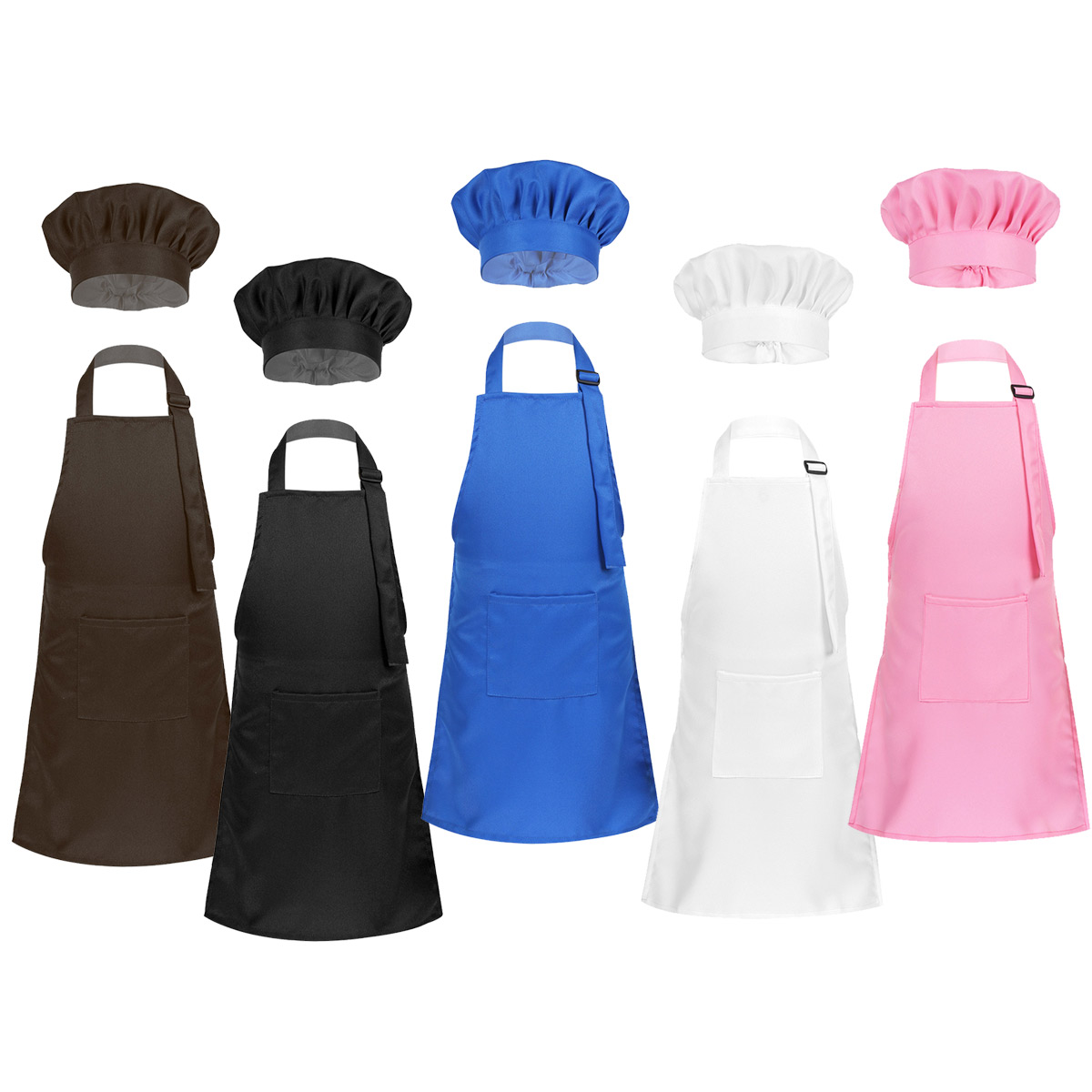 어린이 어린이 조정 가능한 앞치마와 요리사 모자 세트  - Kitchen Kids Baking Set 리뷰 및 가격