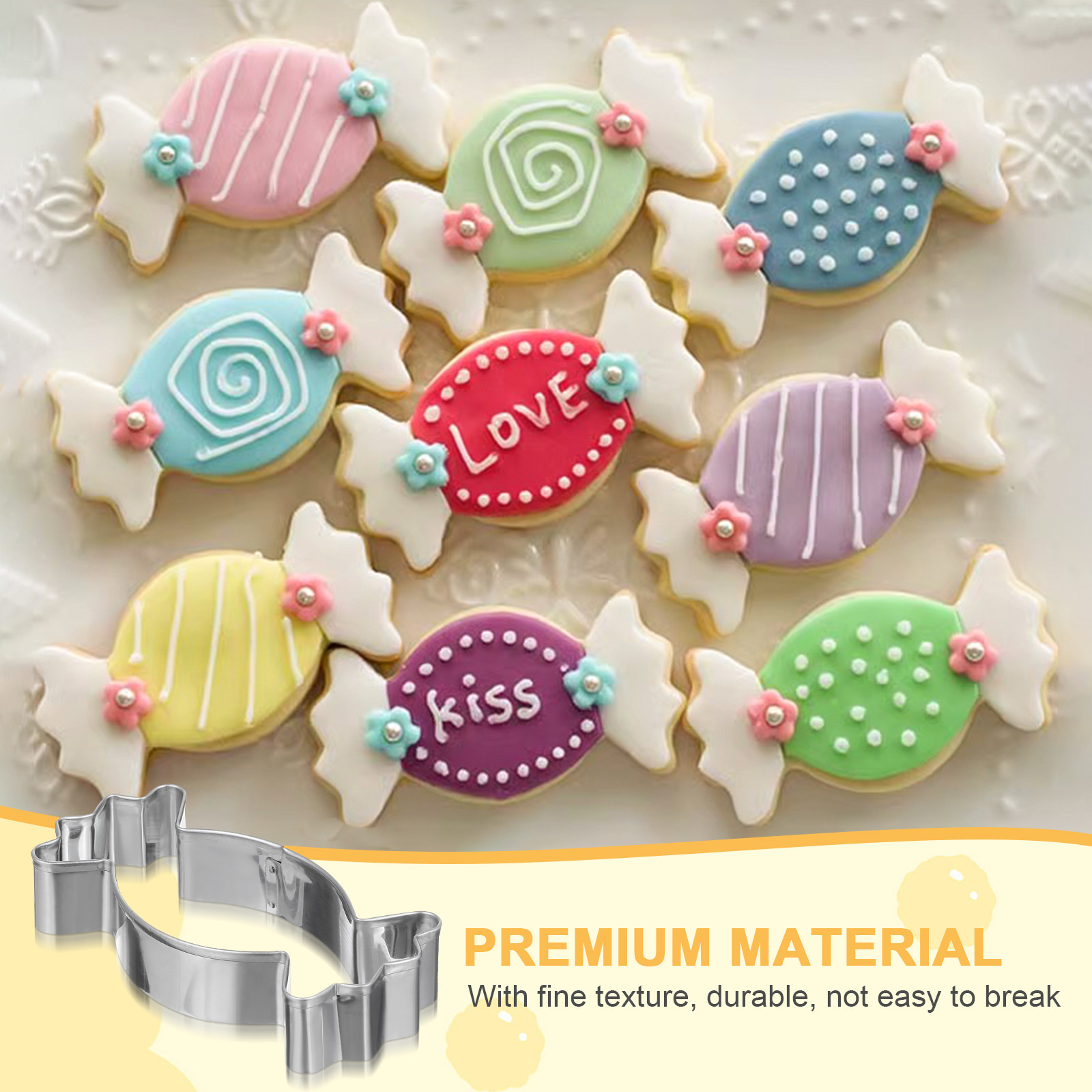 2Pcs 프리미엄 스테인레스 스틸 쿠키 커터 세트 DI - Cookie Cutter Set 리뷰 및 가격