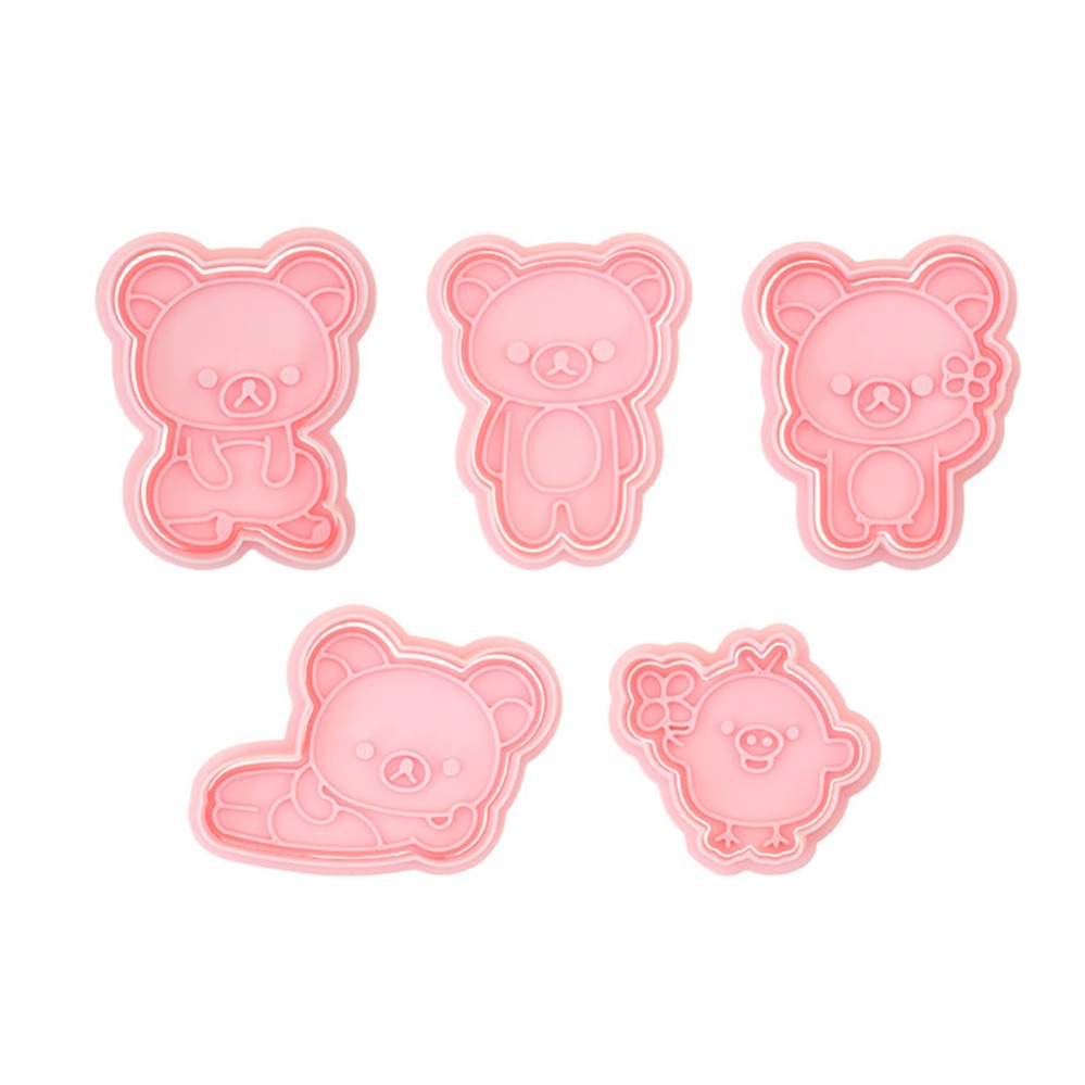쿠키 커터 만화 곰 비스킷 몰드 스탬프 주방 베이킹 페 - Kitchen Baking Supplies 리뷰 및 가격