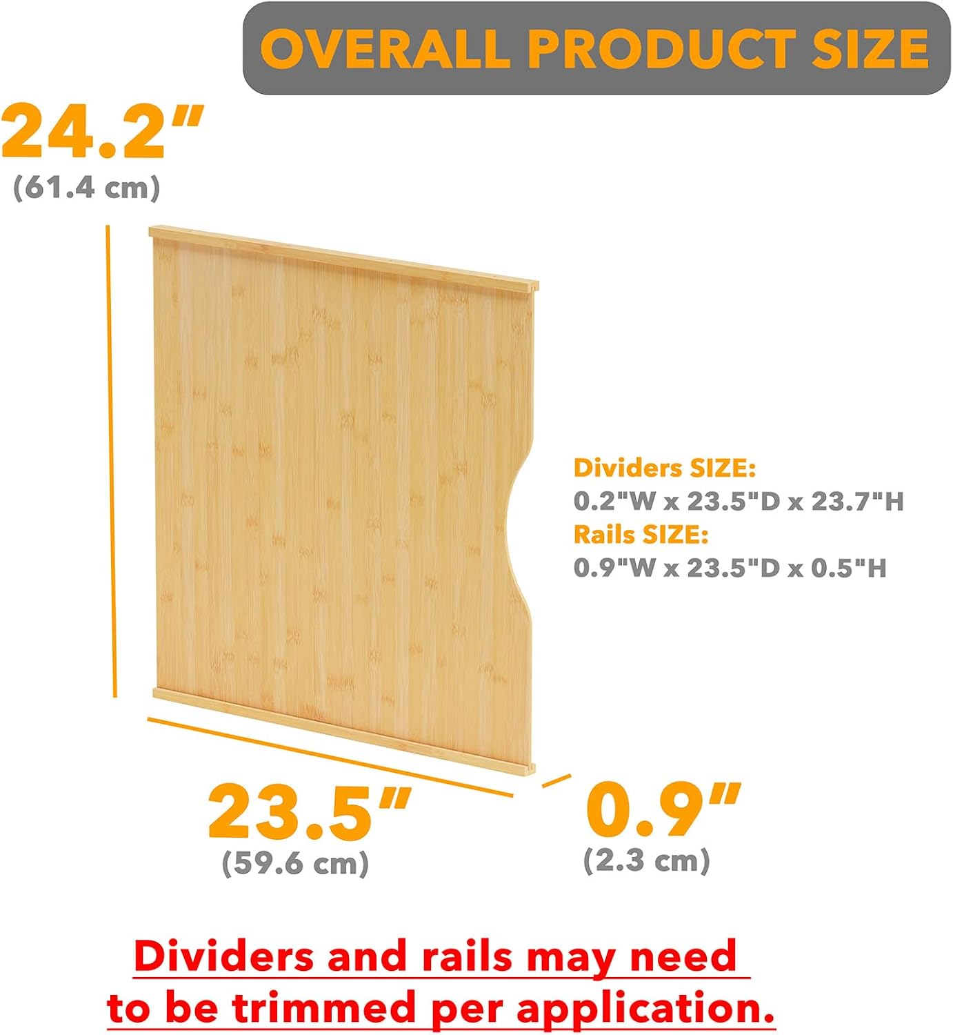 주방 캐비닛용 대나무 트레이 디바이더 10개, 수직 베 - Kitchen Cabinet Baking Sheet Organizer 리뷰 및 가격