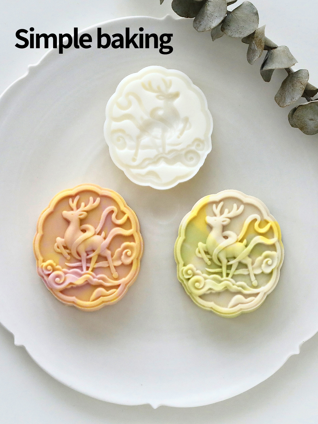 9색 사슴 모양 페이스트리 몰드, 중국풍 당황화 스타일 - Kitchen Baking Items 리뷰 및 가격