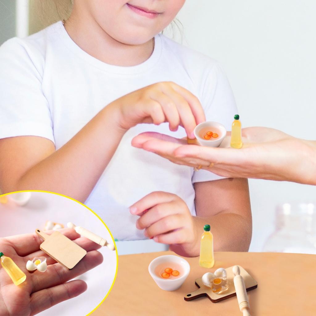 미니어처 주방 인형의 집 빵 나무 음식 모형 베이킹 식 - Kitchen Kids Baking Set 리뷰 및 가격